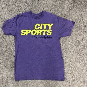 City Sports Purple Short Sleeve Tee